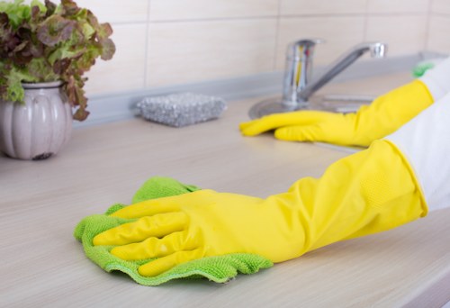 Deep office cleaning in SW4 focusing on hygiene and presentation
