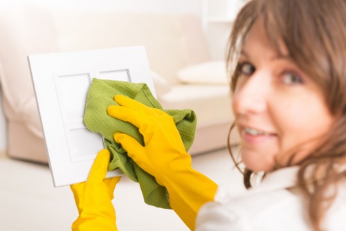Low-carbon service van used for sustainable carpet cleaning visits